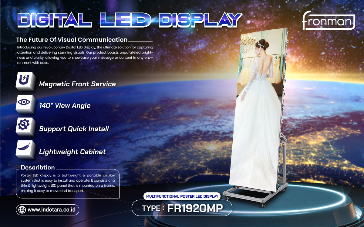 Jual Poster LED Display, Harga Poster LED Display, Digital LED Display Berkualitas